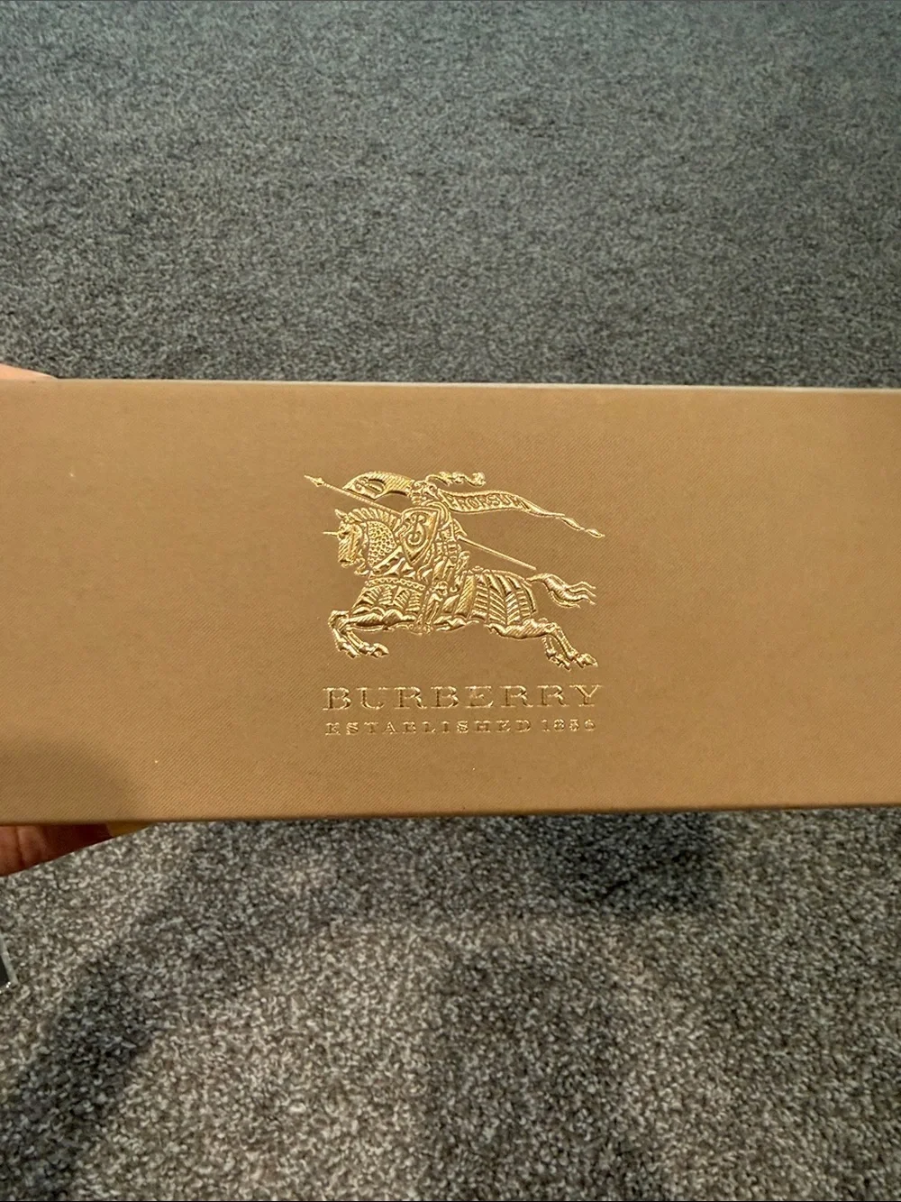 Empty Burberry Glasses Case & Box